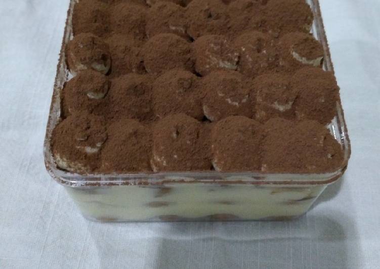 Resep Tiramisu mascarpone dessert box Anti Gagal