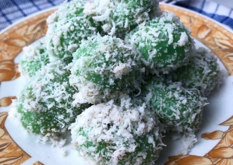 resep cara bikin Klepon Melon Anti Ribet #dapurwiwin 👩???