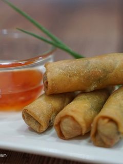 A picture of Fried Spring Rolls.