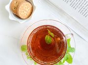 Gambar teh daun mint