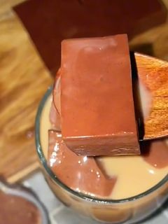 Hình của món Pudding socola 🍫.