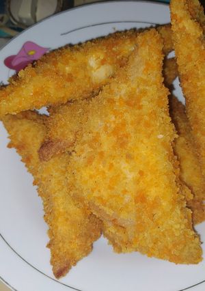 Foto resep Roti Goreng isi sosis keju