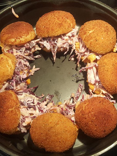 A picture of Fried Bun Chicken Sliders.