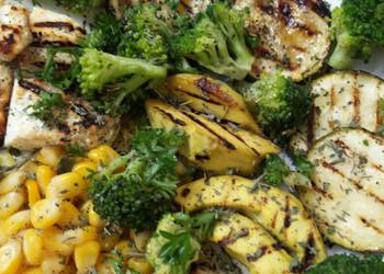 The New Way Cooking Recipe Grilled veggies and paneer salad Home Style