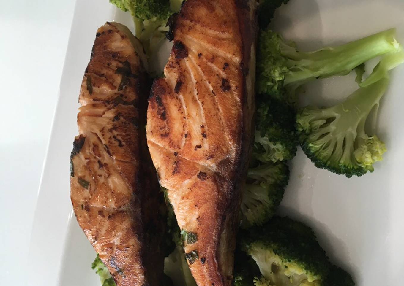 Salmón a la plancha