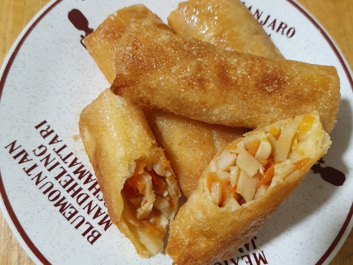 Anti Ribet, Membuat Lumpia Rebung Pedas Wajib Dicoba