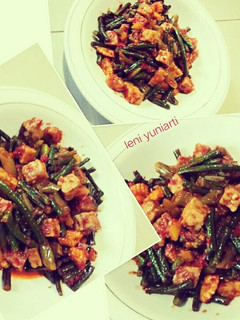Foto resep Orek tempe kacang panjang