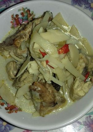 Foto resep Lodeh Rebung campur Panggang Pe (mangut)