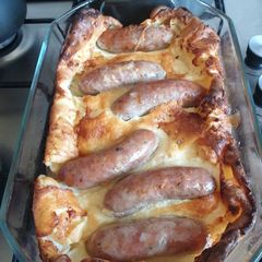 A picture of Toad in the hole.