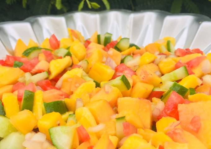 Mango & Peach Salsa