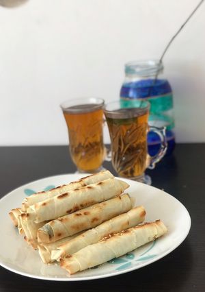 عکسی از دستور بورک پنیر و اسفناج