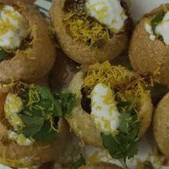 A picture of Cream Golgappe.