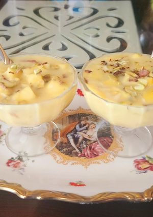 A picture of Mango Custard.
