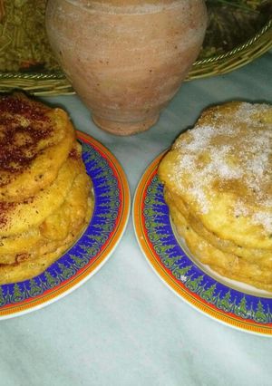 صورة لوصفة زلابيا فلسطينيه على اصولها ولا اطيب 😋