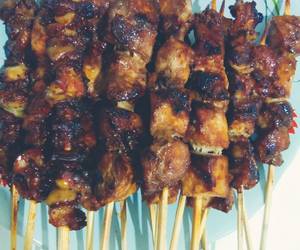 Cara Menyajikan Sate ayam madura Nikmat Lezat