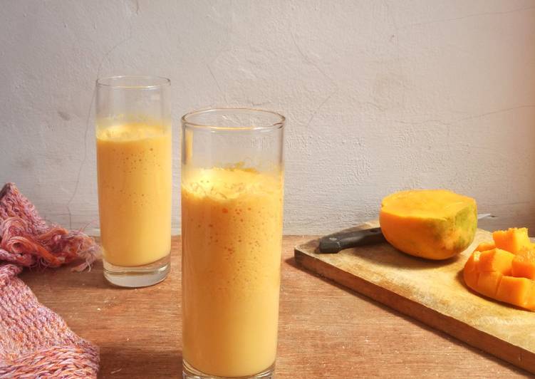 Cara Gampang Menyiapkan Mango Milk Juice Anti Gagal
