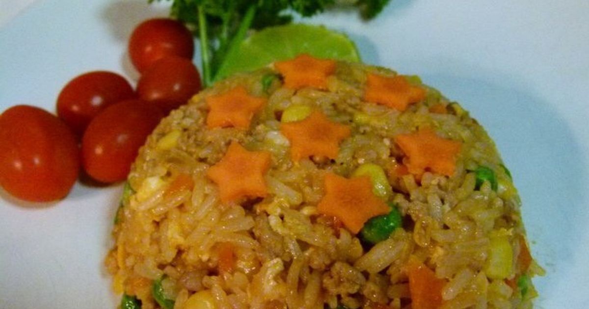 Stir Fried Star Rice For Super Star People Recipe by Yui Miles - Cookpad