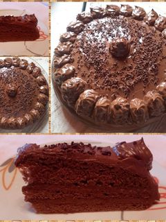 Csokoládétorta recept fotója