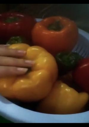 صورة لوصفة تخزين الفلفل الالوان