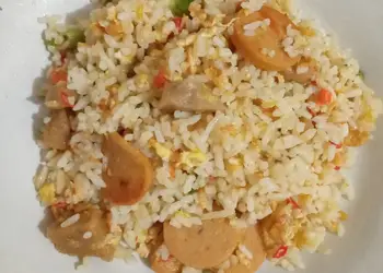 Masakan Populer Nasi Goreng Baso Sosis Pedas Paling Enak