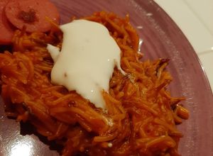 Una foto de Fideo seco con chipotle, muy fácil