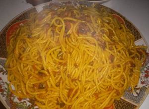 صورة لوصفة سباغيتي بالطماطم