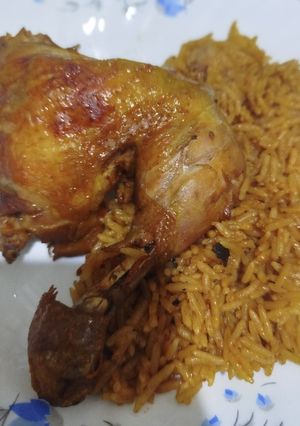 صورة لوصفة كبسة بالدجاج