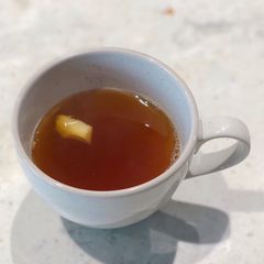 A picture of Wedang Jahe - Indonesian ginger tea.