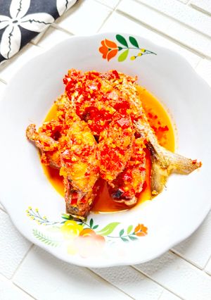 Foto resep Ikan Tenggiri Goreng Berlada Mudah