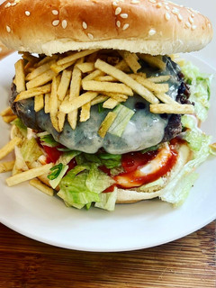 Una foto de Hamburguesa home made