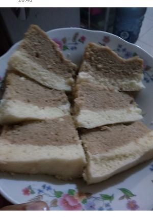 Foto resep Bolu kukus lapis kopi