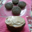 Cupcake de avena, coco y cacao