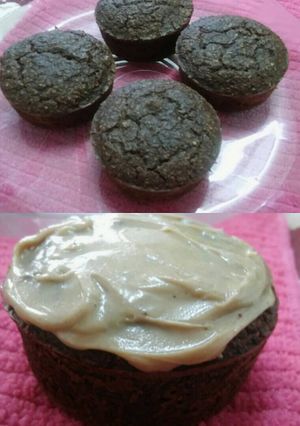 Una foto de Cupcake de avena, coco y cacao