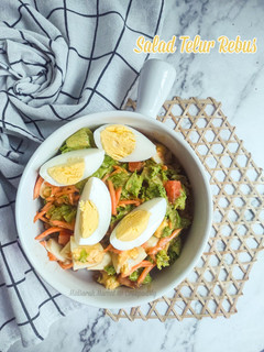 Gambar Salad Telur Rebus