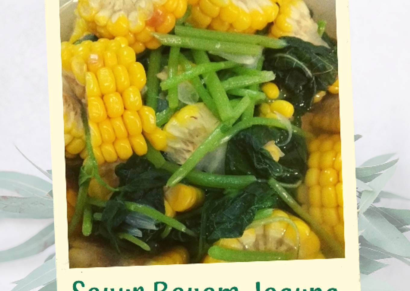 Benning Bayam Jagung sehat tanpa misi