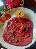 Beetroot moong dal Paratha