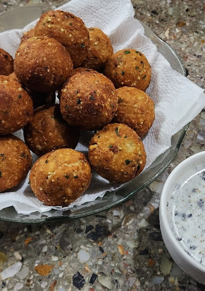 Una foto de Nuggets pollo y quinoa estilo falafel