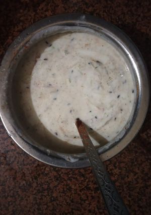 A picture of Cucumber Raita.