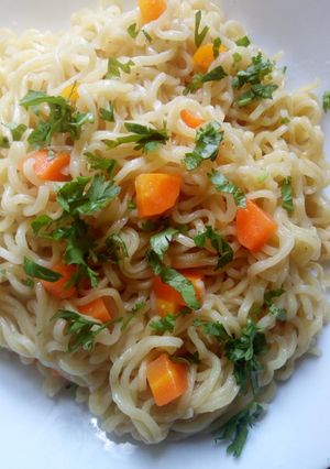 A picture of Chicken noodles #4weekchallege #charityrecipe #authormarathon.