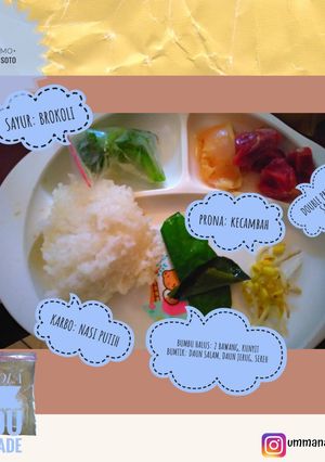 Foto resep Mpasi 4* 6mo+ bubur kuah soto