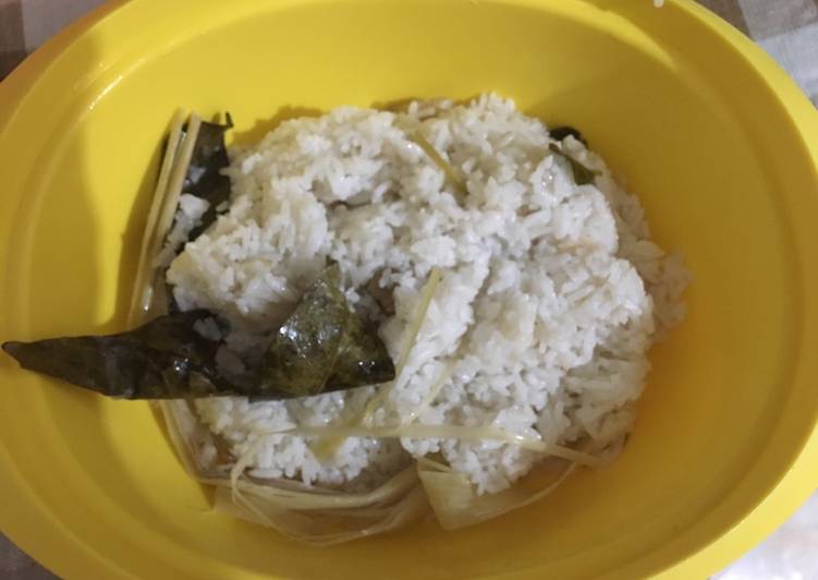 Cara Cepat Memasak Nasi uduk rice cooker
