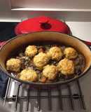 Casserole with dumplings