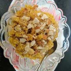 Curd halwa A picture of Curd halwa.
