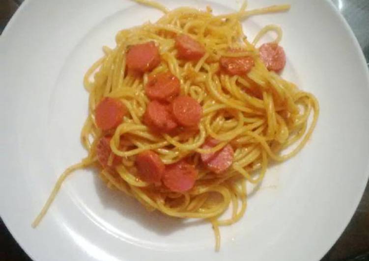 Resep Fettuccine Pasta, cara membuatnya sangat simple dan mudah, Lezat