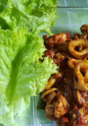 Foto resep Cumi pedas manis