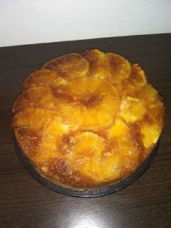 Una foto de Torta invertida de naranja