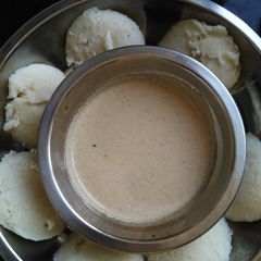 A picture of Peanut Gram dal chutney.