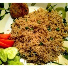 A picture of Matar Pulao - Pea Pulao.