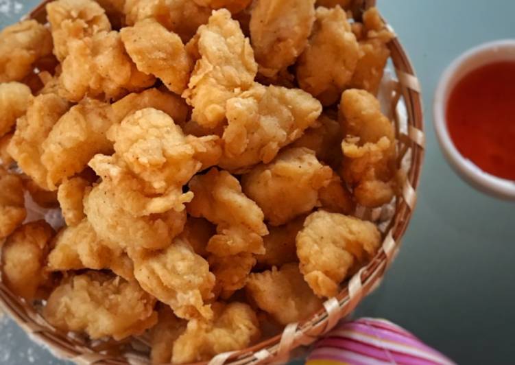 Resep Easy chicken popcorn, Bisa Manjain Lidah