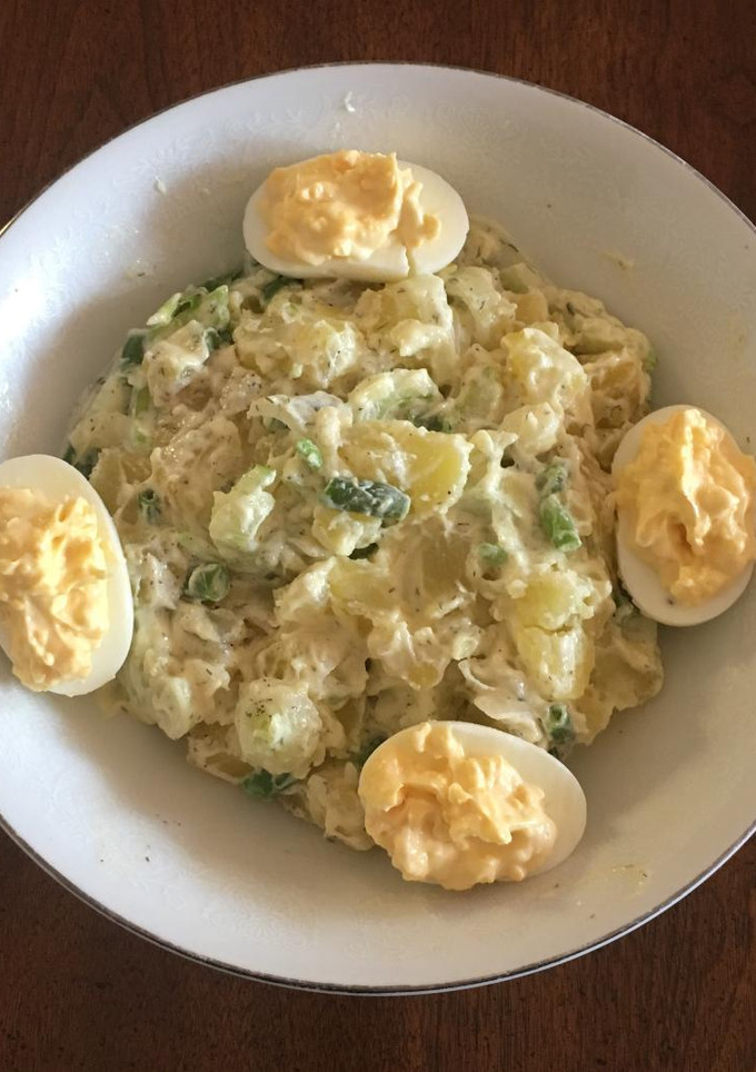 Una foto de Ensalada de papas con ejotes